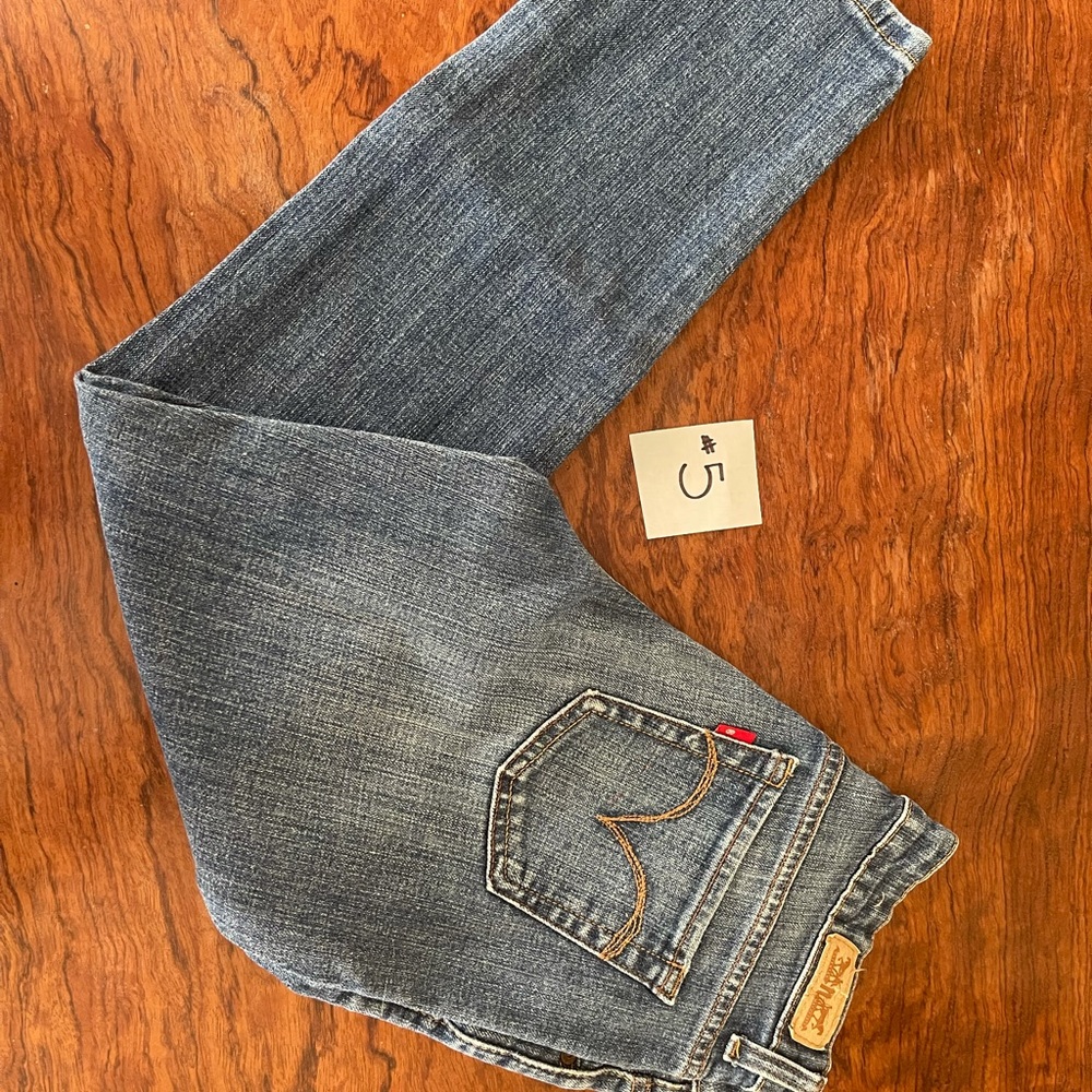 Levi denim mid rise skinny 6 petite #5